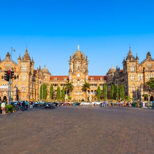 Chhatrapati Shivaji Maharaj Terminus or Victoria Terminus is a historic terminal train station and UNESCO World Heritage Site in Mumbai city, India