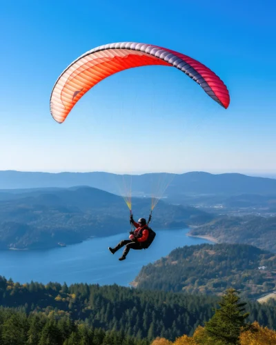 paraglider-drifting-countryside-landscape-with-blue-sky-created-using-generative-ai-technology